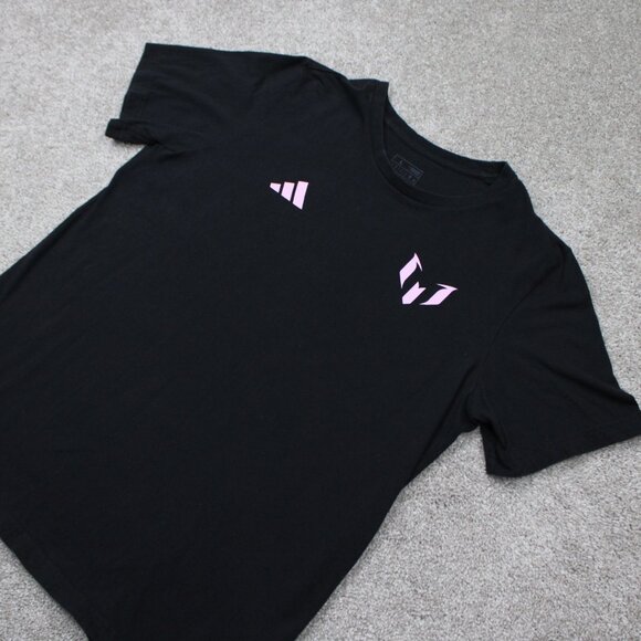 Adidas Messi #10 Jersey Shirt Adult Large Black Regular Fit Inter Miami S/S - Picture 4 of 12